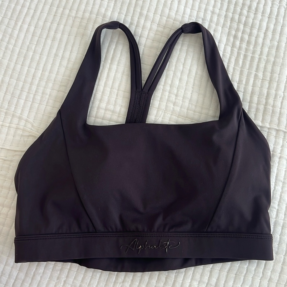 Brown Alphalete Sports Bra.